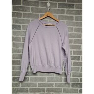 Michael Stars‎ Kai Long Sleeve Purple Sweatshirt Women's SMALL
